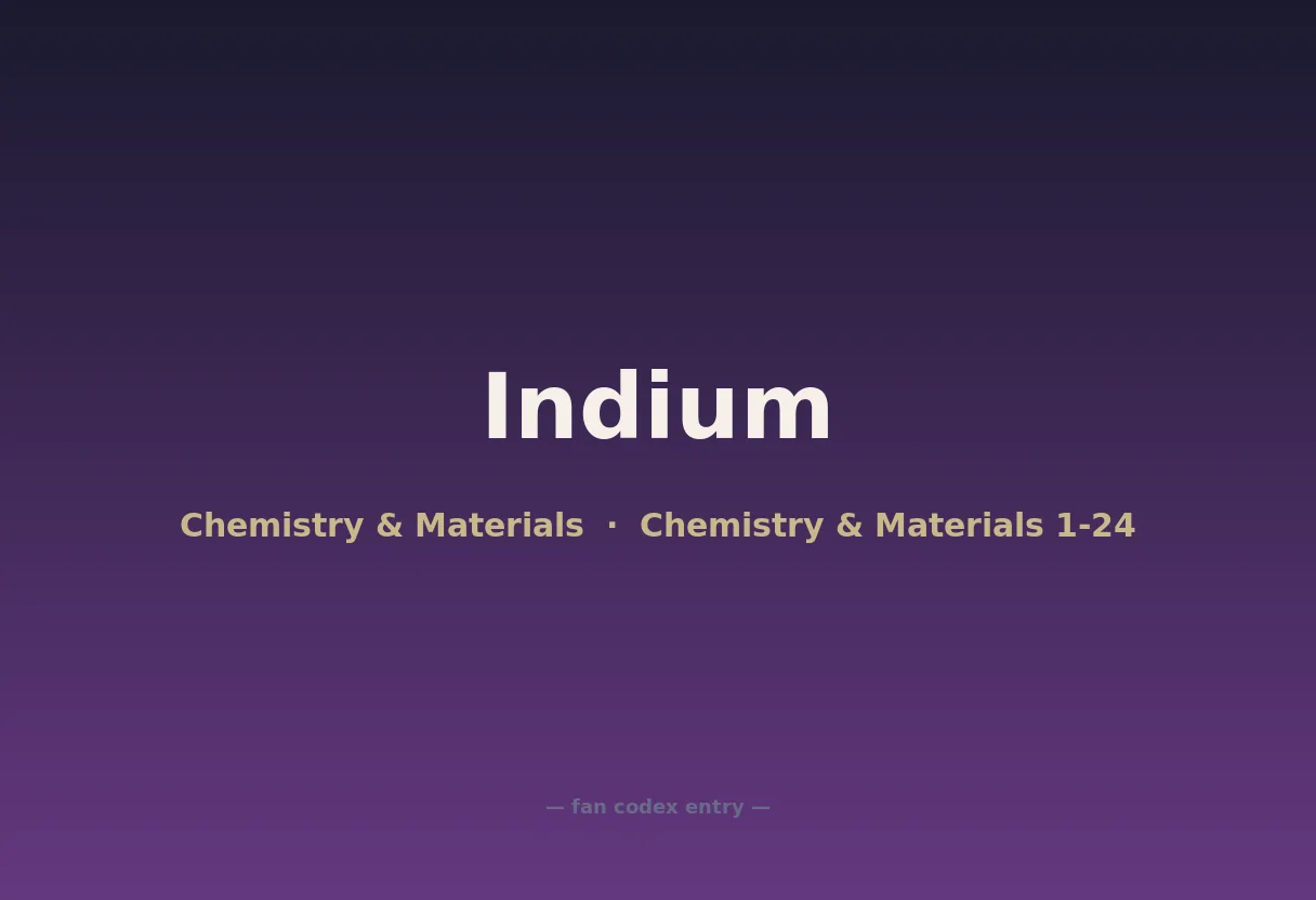 Indium