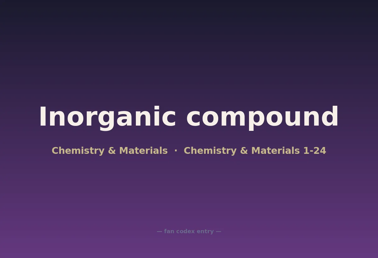 Inorganic compound