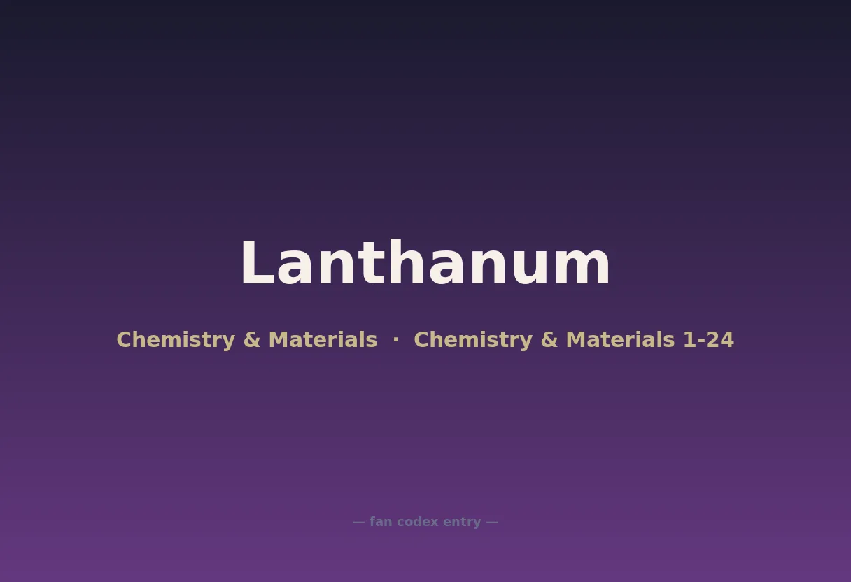 Lanthanum