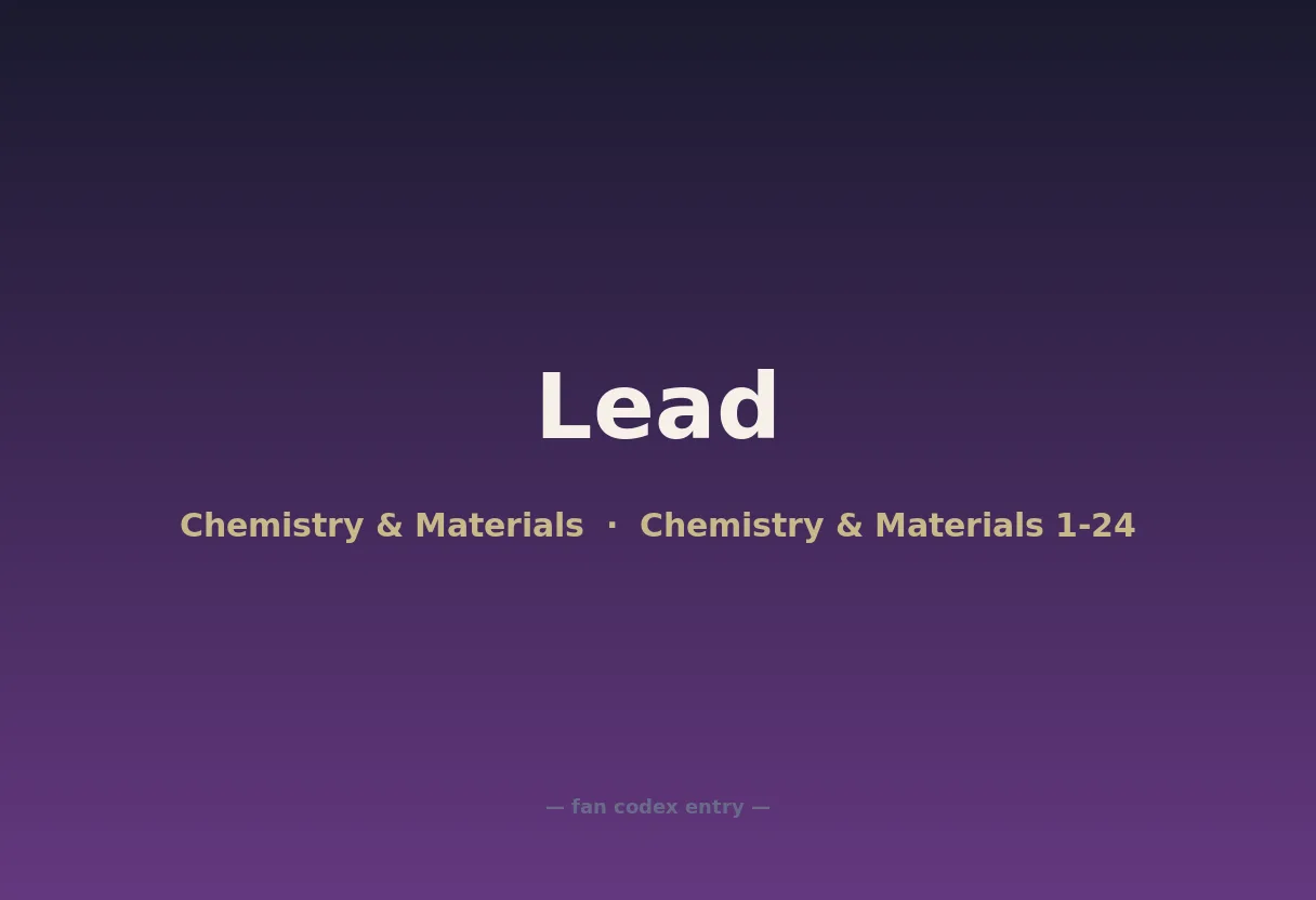 Lead