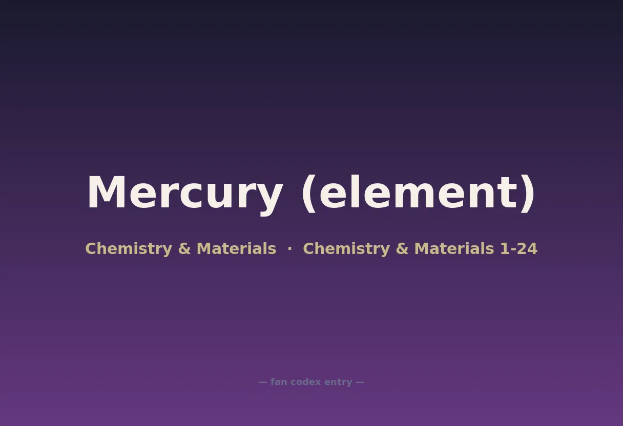 Mercury (element)