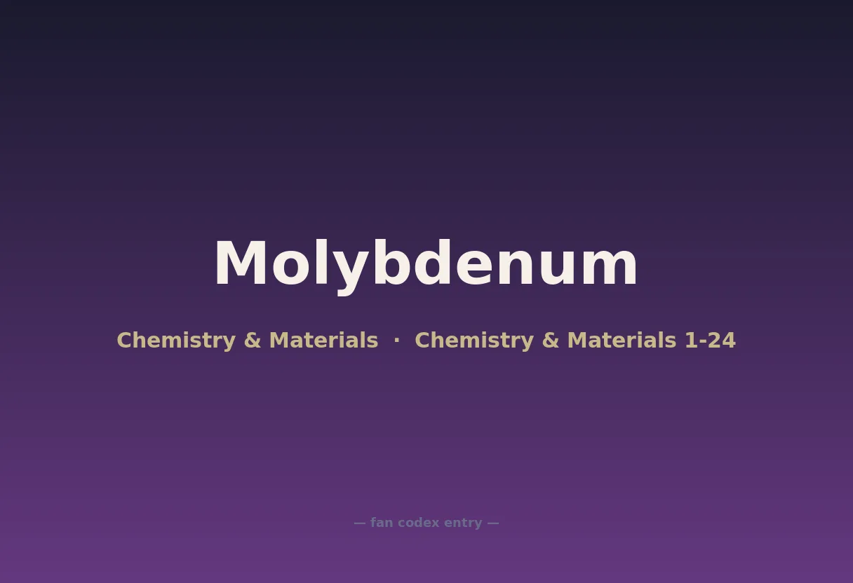 Molybdenum