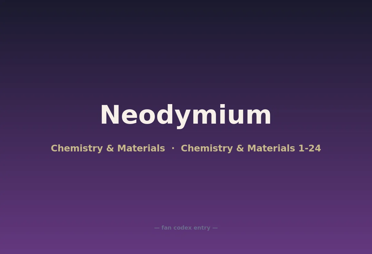 Neodymium