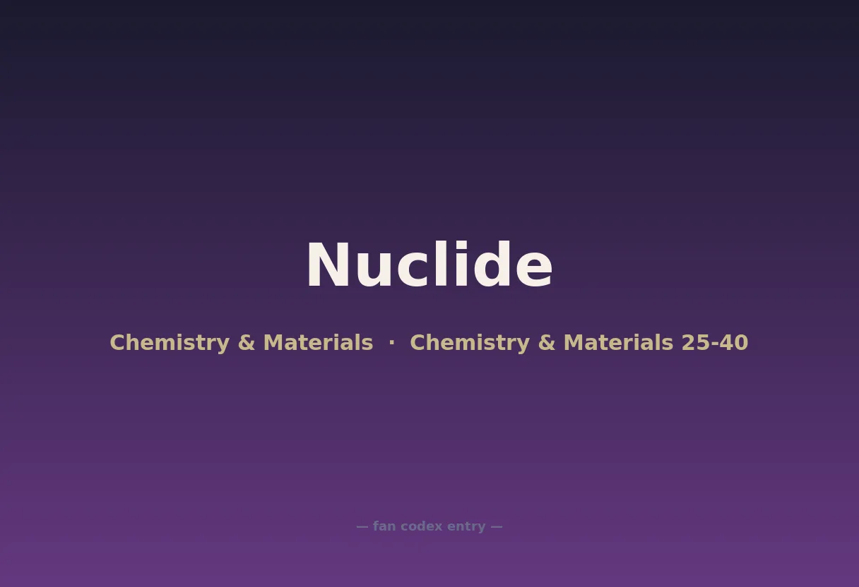 Nuclide